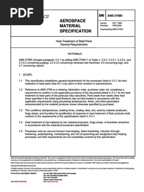 Aerospace Aerospace Material Material Specification Specification 