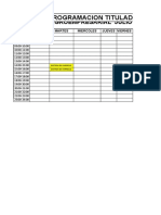 Agroempresarial Schedule July 2016