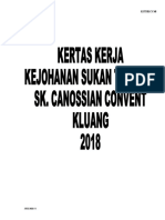 Kertas Kerja Kejohanan Sukan 2018