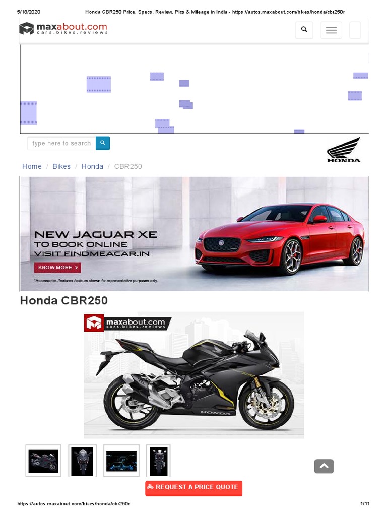 Honda Cbr250 Price Specs Review Pics Mileage In India Autos Maxabout Com Bikes Honda Cbr250r Clutch Fuel Economy In Automobiles