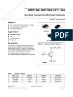 2STD1360, 2STF1360, 2STN1360: Low Voltage Fast-Switching NPN Power Transistors