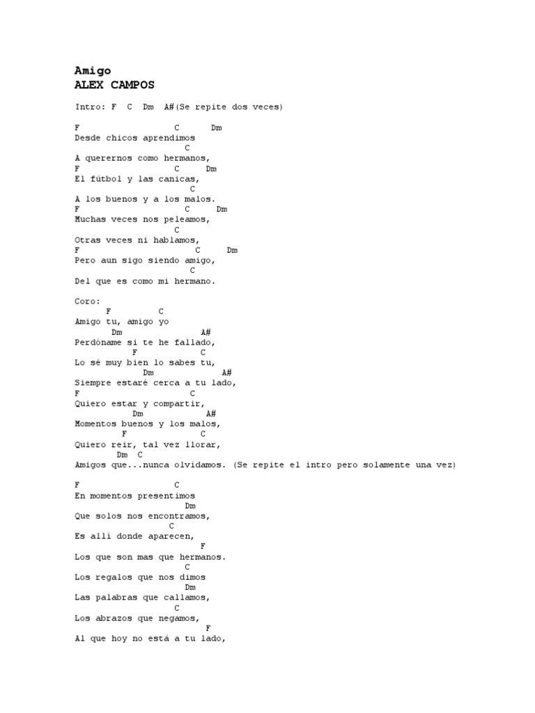 Amigo Alex Campos | PDF | Entretenimiento (general)