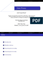 Jordi Casas Data Privacy