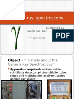 Gamma Ray Spectroscopy by Suresh Shah