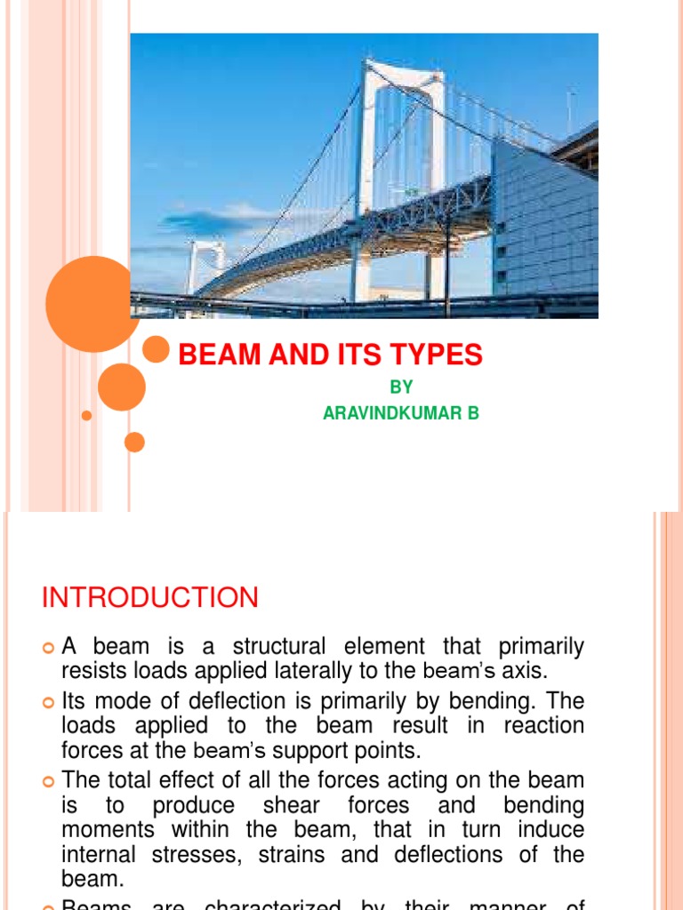 A Comprehensive Overview of Beam Types Based on Support Conditions, CrossSectional Shape