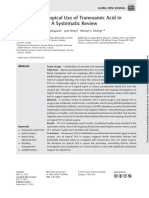 Systemic and Topical Use of Tranexamic Acid in Spinal Surgery A Systematic Review