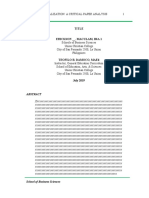 Paper Analysis Bsa Summer 2019