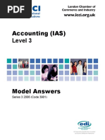 Accounting IAS Model Answers Series 3 2006 Old Syllabus