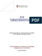 El Seguro Del Automóvil para Vehículos Sostenibles, Autónomos y Conectados