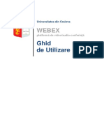 Ghid Utilizare Webex