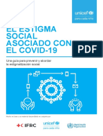 El Estigma Social Asociado Con El COVID-19 - UNICEF Uruguay PDF