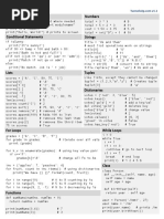 Python CheatSheet PDF