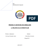 Facultatea TRANSPORTURI PROIECT SISTEME PDF