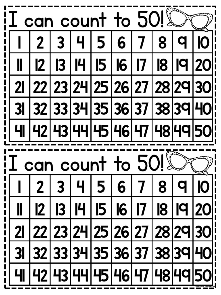 Countto 50 | PDF | Social Information Processing | Copyright Law