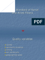 Quality Standard of Kenaf and Allied Fibers