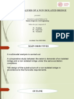 Dynamic Analysis of A Non Isolated Bridge: Presented Submitted in Partial Fulfilment For