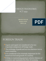 The Foreign Trade (D&R)