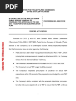 Xcel Transportation Electrification Plan