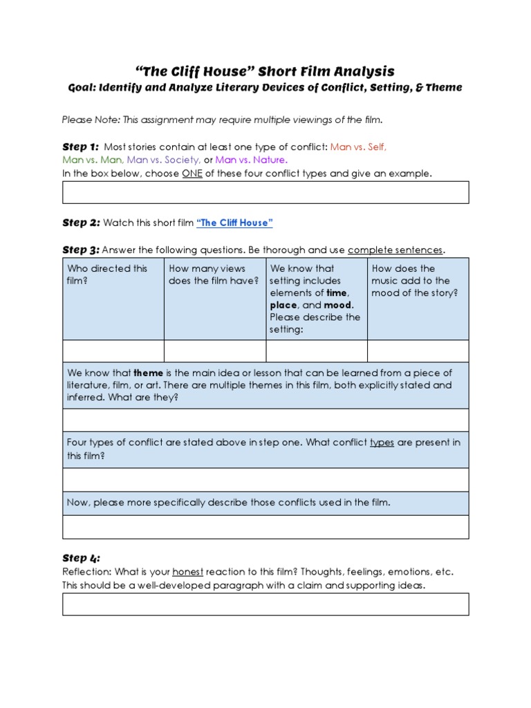 short film analysis example