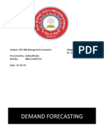 Demand Forecasting