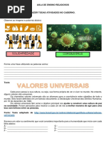 valores universais