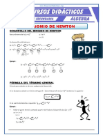 Binomio de Newton Con Exponente Natural para Quinto de Secundaria