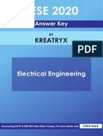 Ese 2020 Electrical Engineering Answer Keys PDF