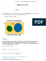 09 Probabilidad. Regla de La Suma. Sucesos... Sucesos Compatibles. Diagrama de Venn.