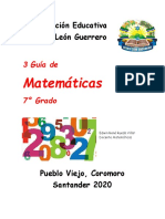 Matematicas Septimo