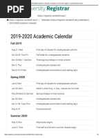 University Academic Calendar: Search | PDF | Academic Term | Educational  Institutions