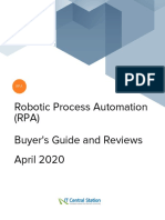 Robotic Process Automation (RPA) Buyer's Guide and Reviews April 2020