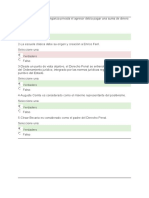 Cuestionarios de Autoevaluación, Derecho Penal General