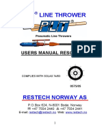PLT Line Thrower: Restech Norway As