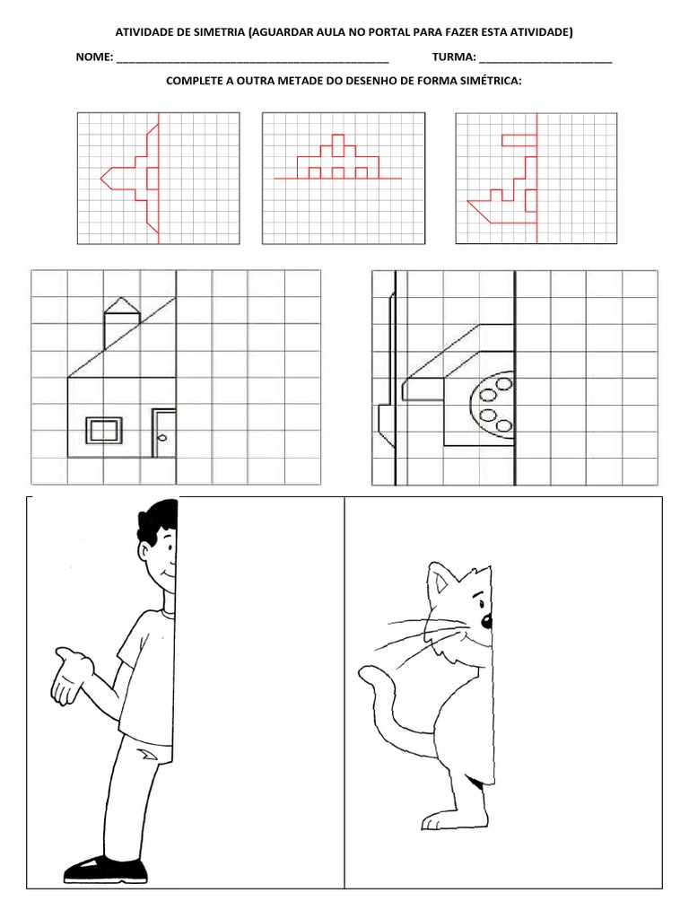 Atividade de Simetria | PDF