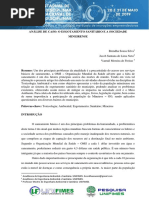 HISTÓRICO DE SANEAMENTO