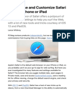 How To Use and Customize Safari On Your Iphone or Ipad