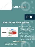 Encapsultaion