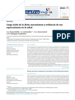 Carga Acida de La Dieta - Mecanismos y Evidencia de Sus Repercusiones en La Salud