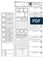 Class Character Sheet Fighter-EK V12 Fillable PDF