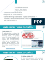 Cambio Climático y Gestión de Riesgos Asociados Con El Recurso Hídrico
