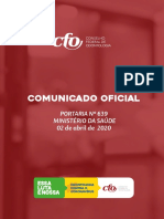 Comunicado Sistema Conselhos