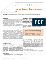 Health Indexes For Power Transformers