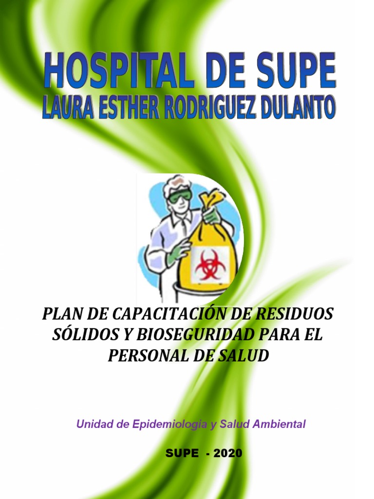 Plan De Capacitacion Hospital Pdf Residuos Política