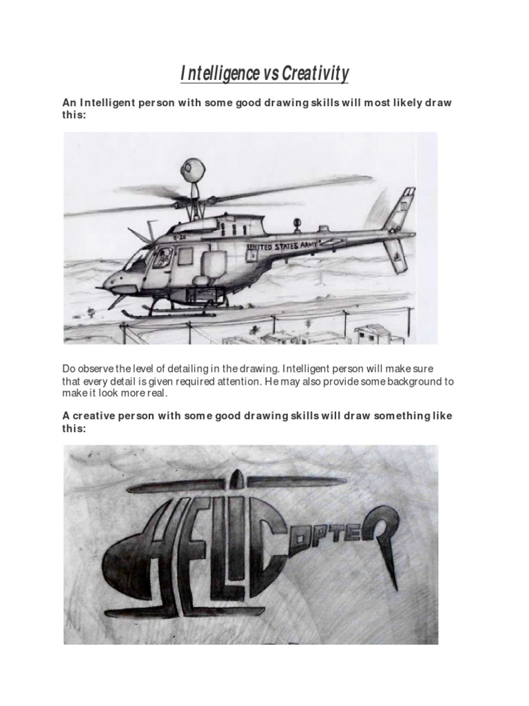 Intelligence vs Creativity in Art | PDF