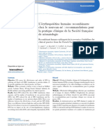 L'e Rythropoı e Tine Humaine Recombinante Chez Le Nouveau-Ne : Recommandations Pour La Pratique Clinique de La Socie Te Franc Aise de Ne Onatologie