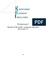 Workpackage 5 Benefit of The Doubt' Composite Indicators: Deliverable 5.3