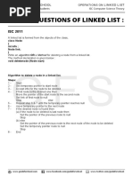 ISC Solved Linked List Algorithms PDF