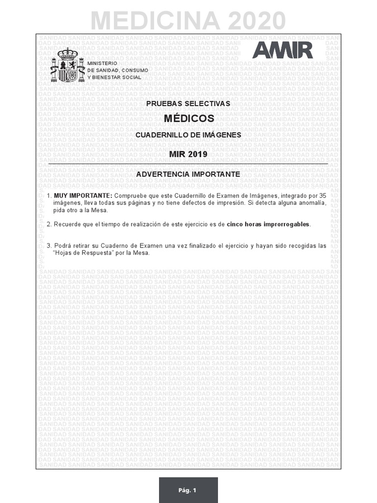 Cuadernillo de Imágenes MIR 2019 | PDF | Violencia