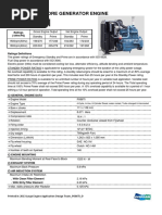 Doosan Infracore Generator Engine: Ratings (KWM/PS)