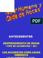 FACT.HUMANO Y Caida de Rocas